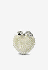 Self-Portrait Mini Heart-Shaped Pearl Clutch Cream AW25-307-CCREAM_4a7cbb39-2d3e-4a5b-9bce-a86fabfbabb6