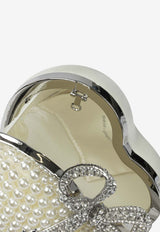 Self-Portrait Mini Heart-Shaped Pearl Clutch Cream AW25-307-CCREAM_4a7cbb39-2d3e-4a5b-9bce-a86fabfbabb6