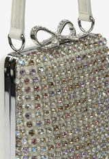 Self-Portrait Mini Crystal-Embellished Handbag Silver AW25-315-MUMULTI_d4e974d0-7a69-440d-8847-7927f1ca8428