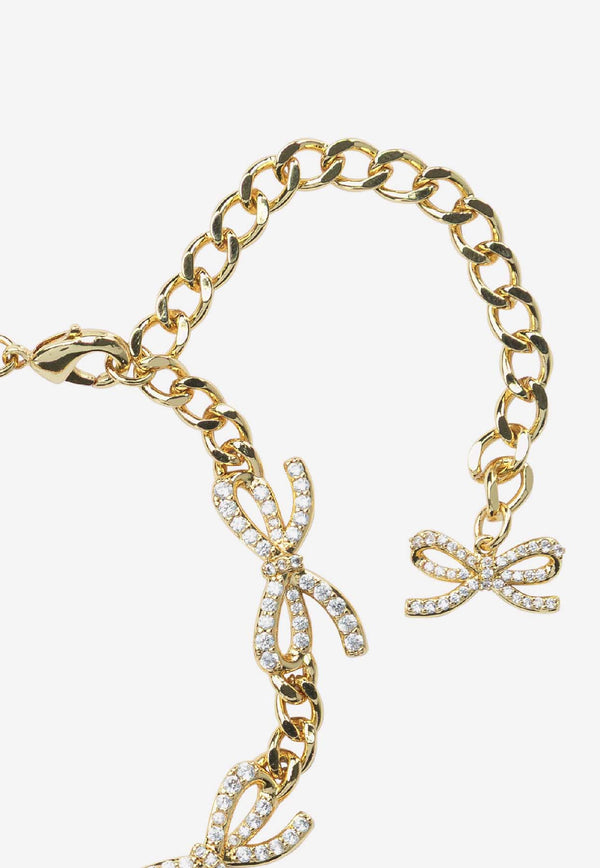 Self-Portrait Crystal Bow Bracelet Gold AW25-607B-GDGOLD_5ed26eca-d225-4bba-8d0f-449f96cd9105