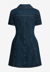 Self-Portrait Mini Denim Shirt Dress Blue AW25-807SB-BLBLUE_2dec9f03-4c94-4acb-b386-38006b17be68