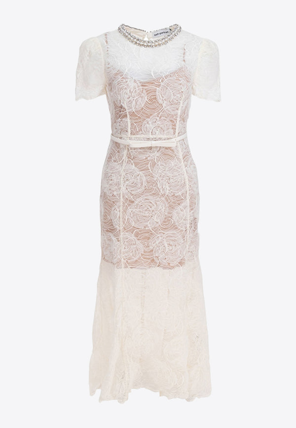 Self-Portrait Lace Tulle Midi Dress Cream PF25-036M-CCREAM_9e4e3d31-51b3-4983-92da-8792c7045852