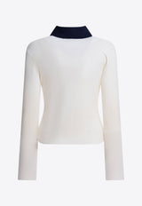 Self-Portrait Buttoned Wool Cardigan Cream PF25-097C-CCREAM_82717