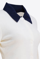 Self-Portrait Buttoned Wool Cardigan Cream PF25-097C-CCREAM_82717