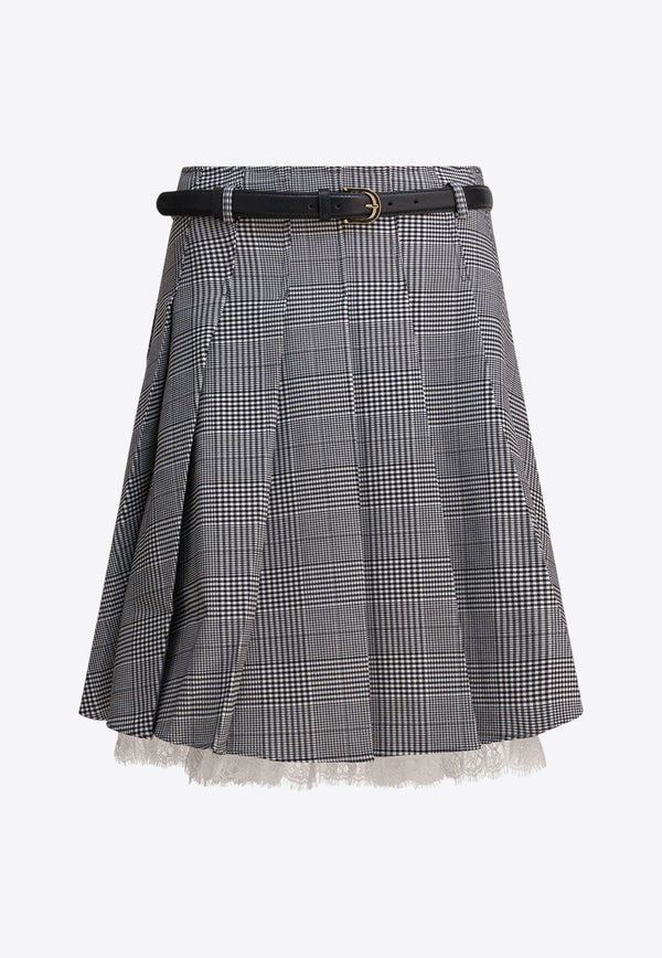 Self-Portrait Prince of Wales Pleated Midi Skirt Gray PF25-104MSK-BWBLACK AND WHITE_774577c2-8591-423c-bc38-0de361285c18