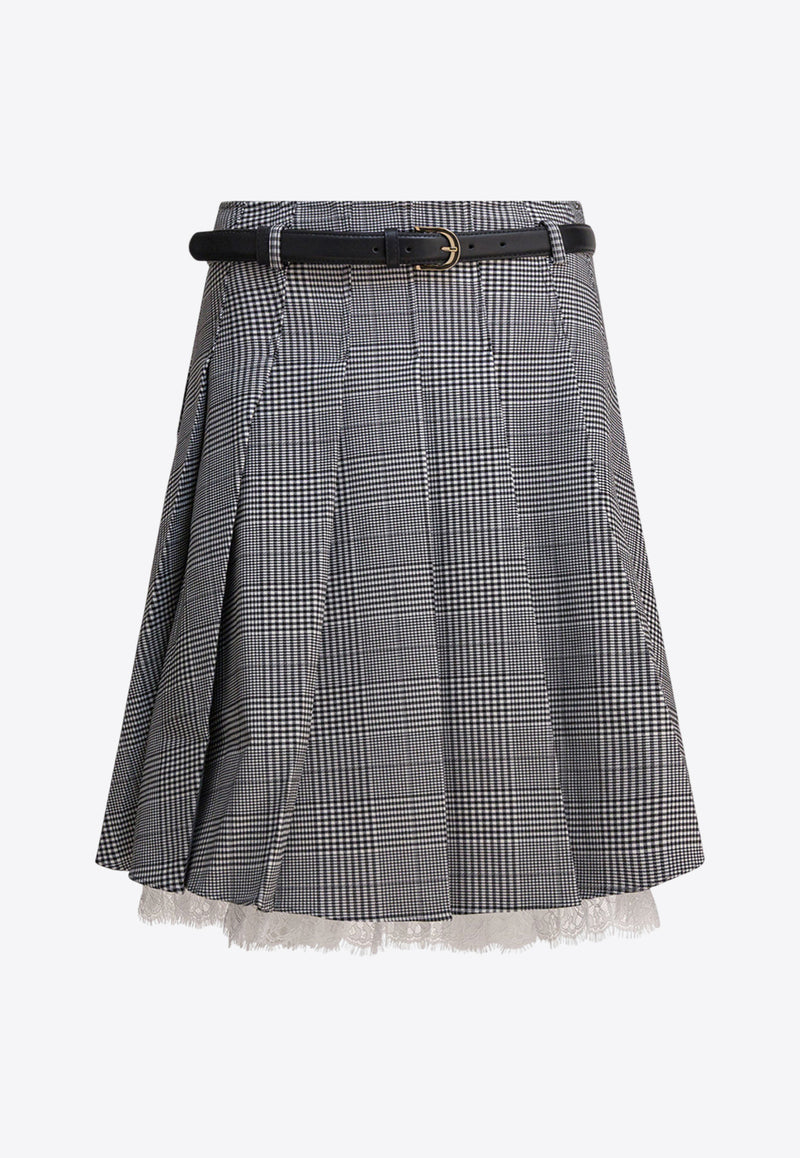Self-Portrait Prince of Wales Pleated Midi Skirt Gray PF25-104MSK-BWBLACK AND WHITE_774577c2-8591-423c-bc38-0de361285c18