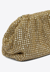 Self-Portrait Chainmail Crystal Embellished Clutch Gold PF25-318-GGOLD_82815