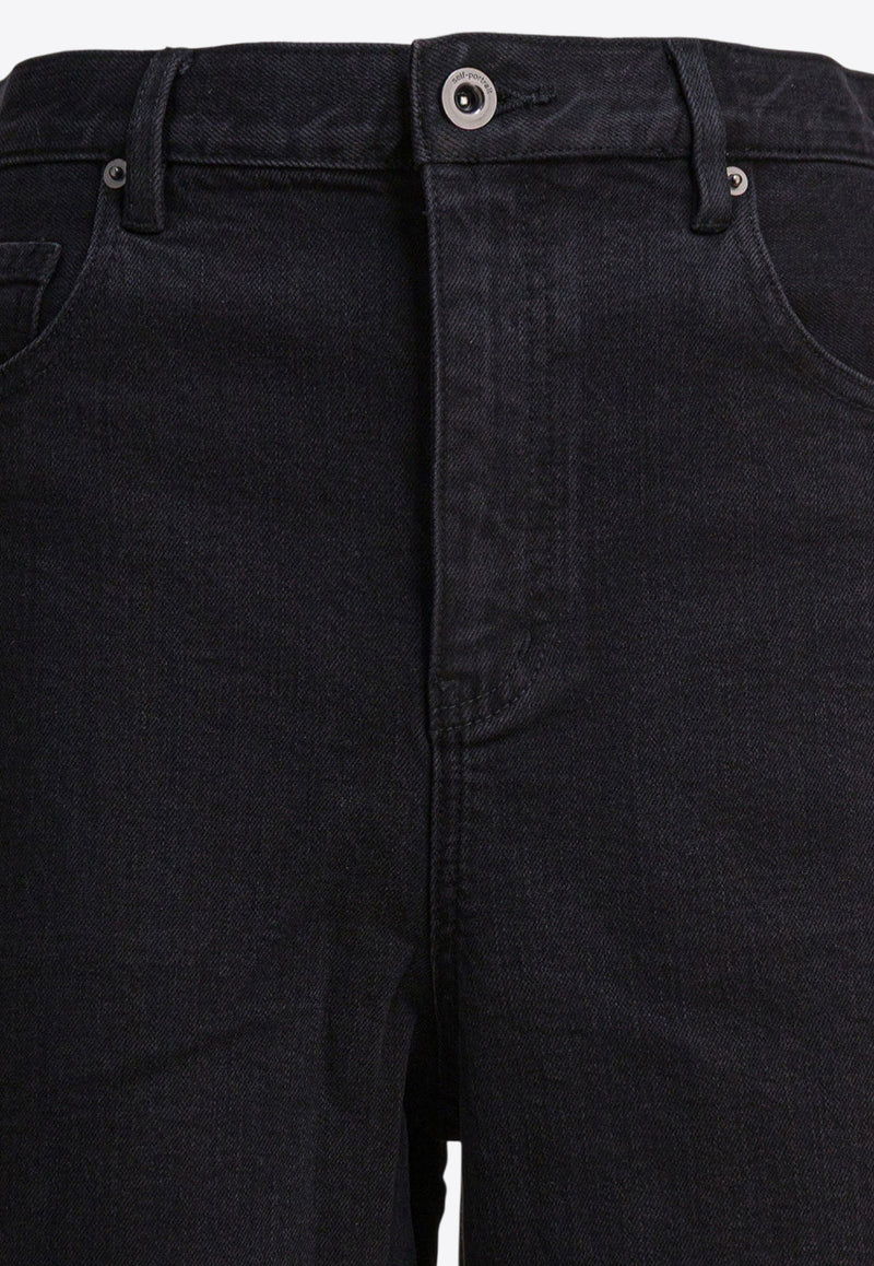 Self-Portrait Straight-Leg Jeans Black PF25-827P-BBLACK_d2fd3b8e-9e59-4002-88ad-9c9bce58e1d8