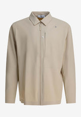 Stone Island Logo Zip-Up Jacket Beige 1200024S0G12V0090_d955de9d-c827-4171-8e07-b6dd11463281