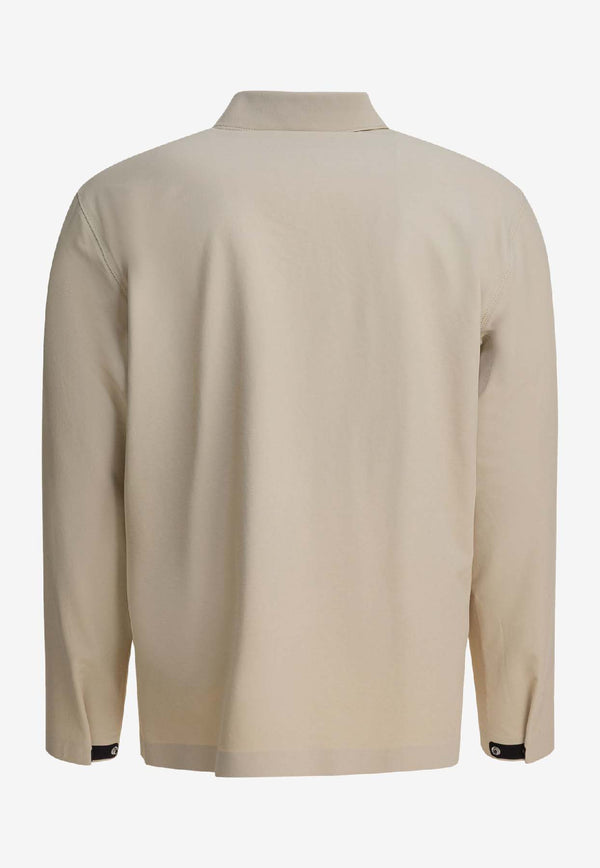 Stone Island Logo Zip-Up Jacket Beige 1200024S0G12V0090_d955de9d-c827-4171-8e07-b6dd11463281