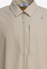 Stone Island Logo Zip-Up Jacket Beige 1200024S0G12V0090_d955de9d-c827-4171-8e07-b6dd11463281
