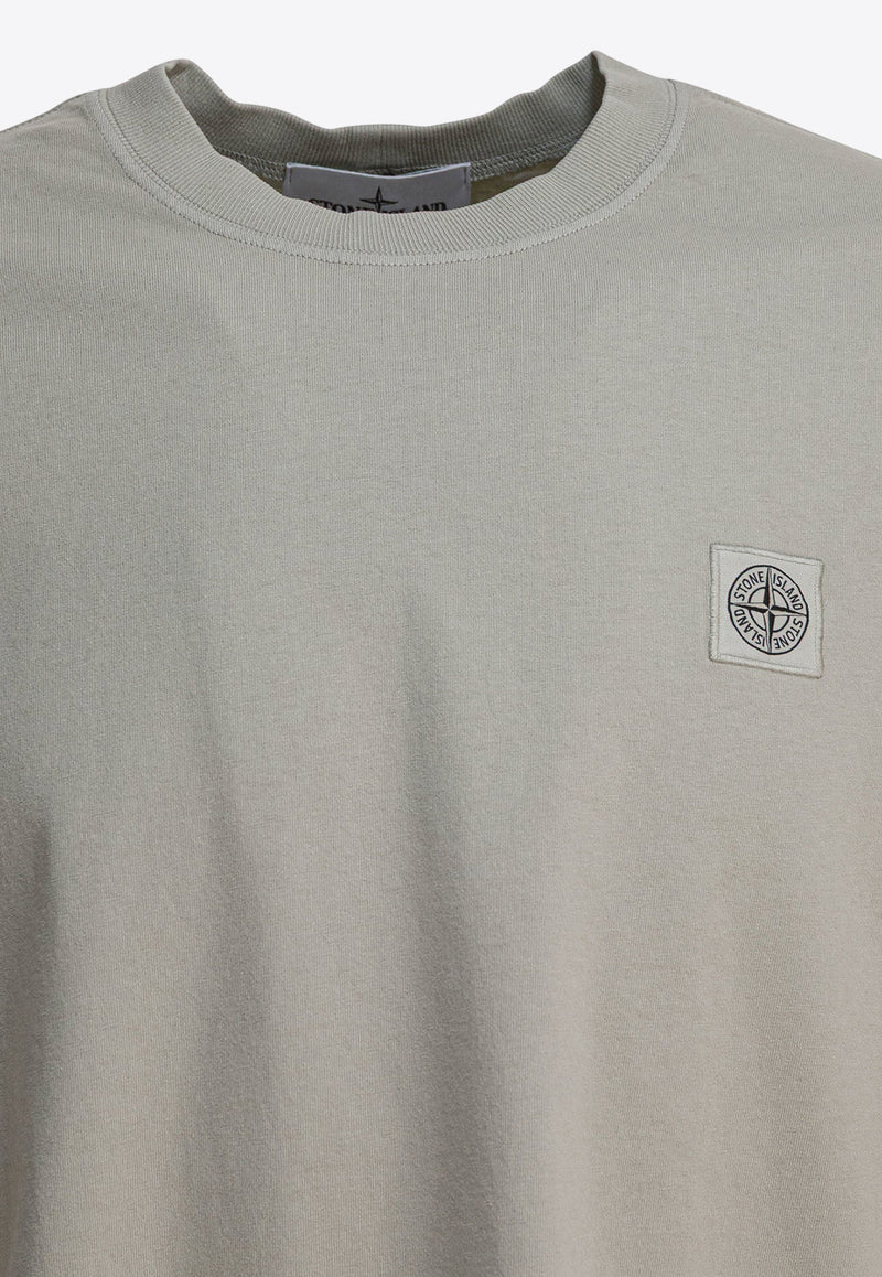 Stone Island Compass Patch T-shirt Gray 2100025S0115V0061_8305af88-f260-4915-a699-605e1331ed4a