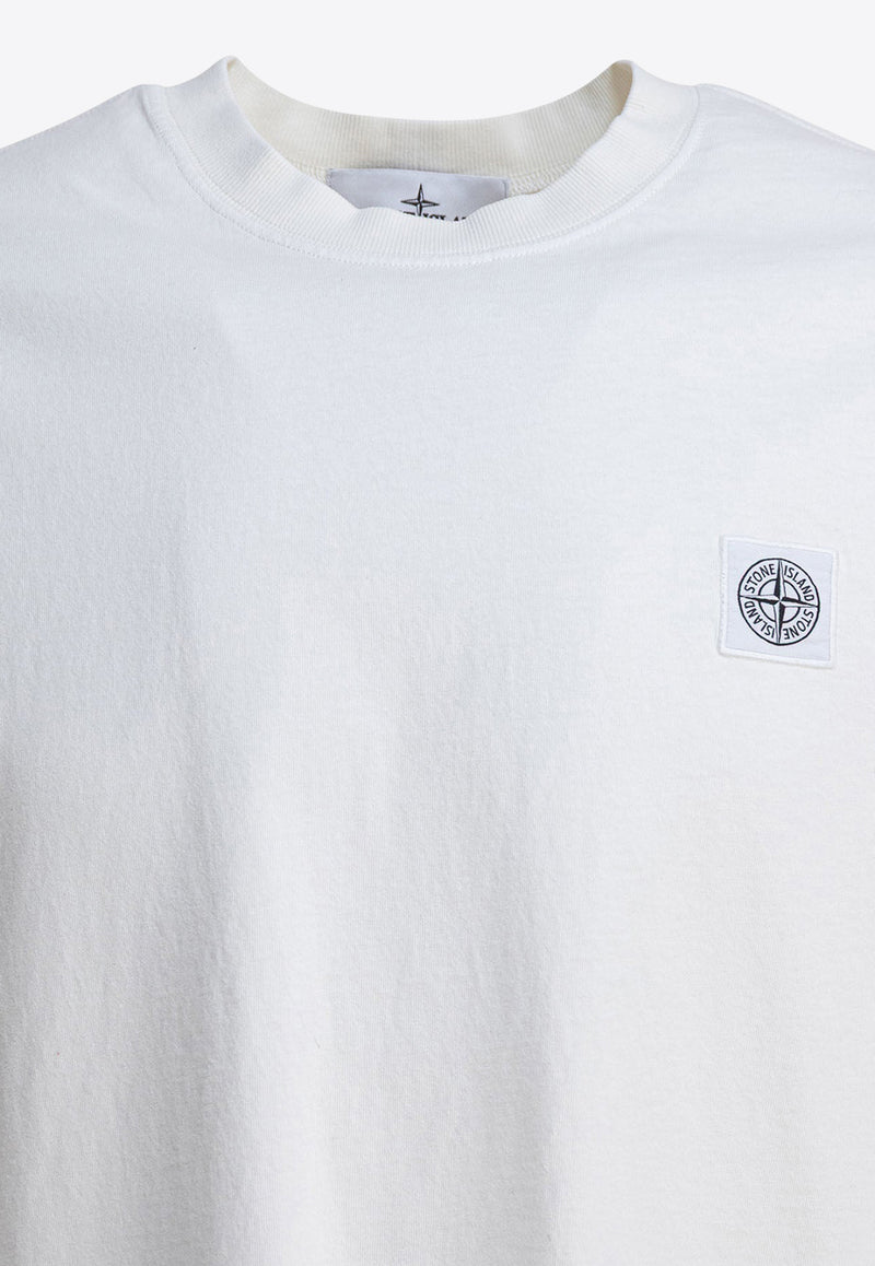 Stone Island Compass Patch Boxy T-shirt White 2100025S0115V0093_f23f1b61-8c71-41bb-bd72-6892c136c85f