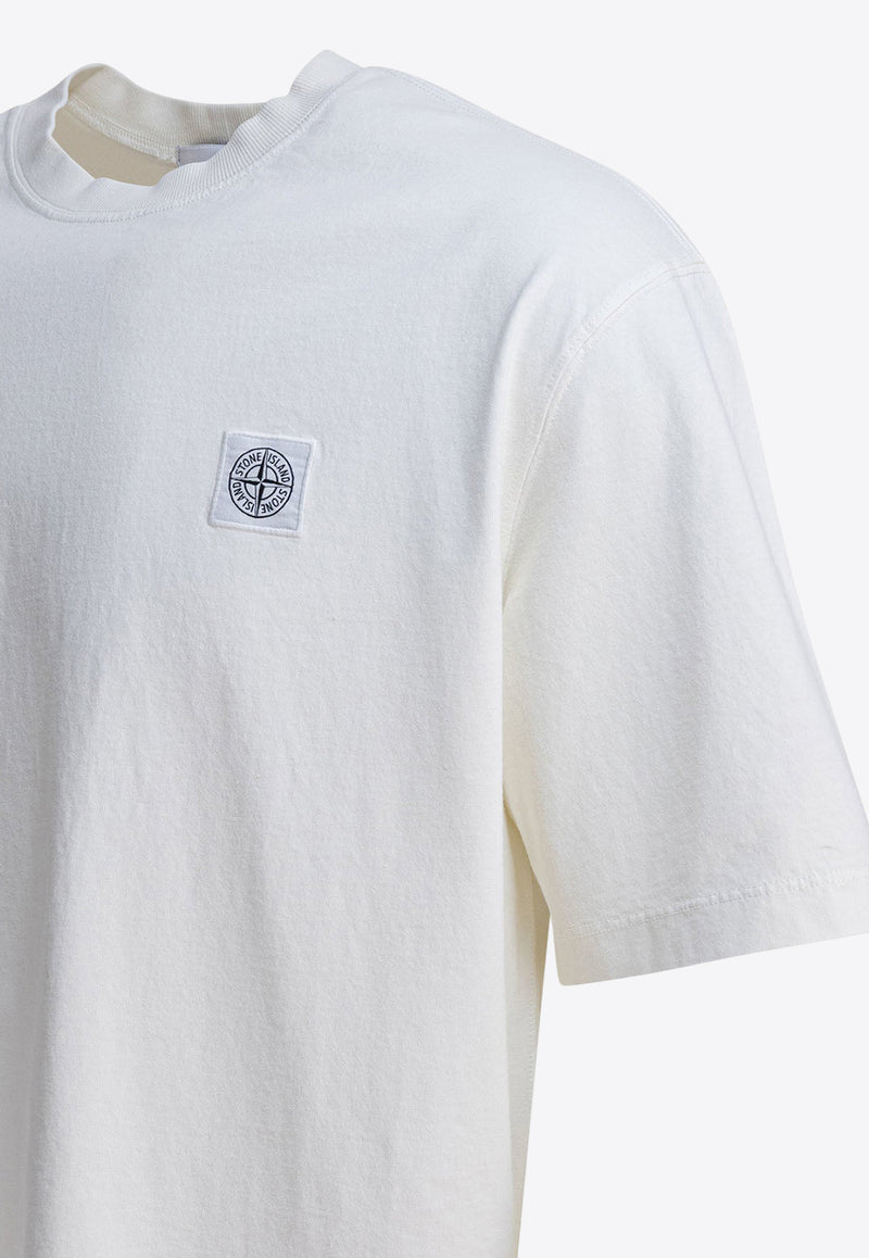 Stone Island Compass Patch Boxy T-shirt White 2100025S0115V0093_f23f1b61-8c71-41bb-bd72-6892c136c85f