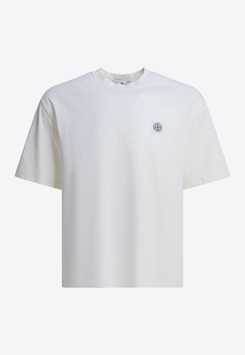 Stone Island Compass Patch Boxy T-shirt White 2100025S0115V0093_f23f1b61-8c71-41bb-bd72-6892c136c85f