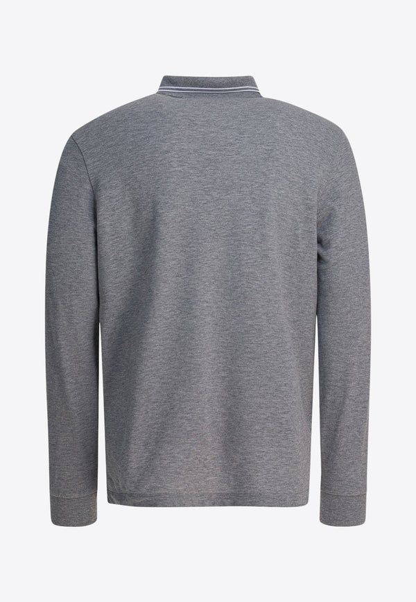 Stone Island Compass Patch Long-Sleeved Polo T-shirt Gray 2200006S0018V0M64_7c9e13cd-cdf8-44b8-9c7b-3f2d4ff0153c