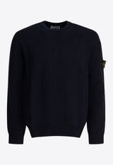 Stone Island Winter Compass-Motif Wool Sweater Blue 5100049S00A2V0020_4bc50633-88b0-4abc-ac6d-94976336847e