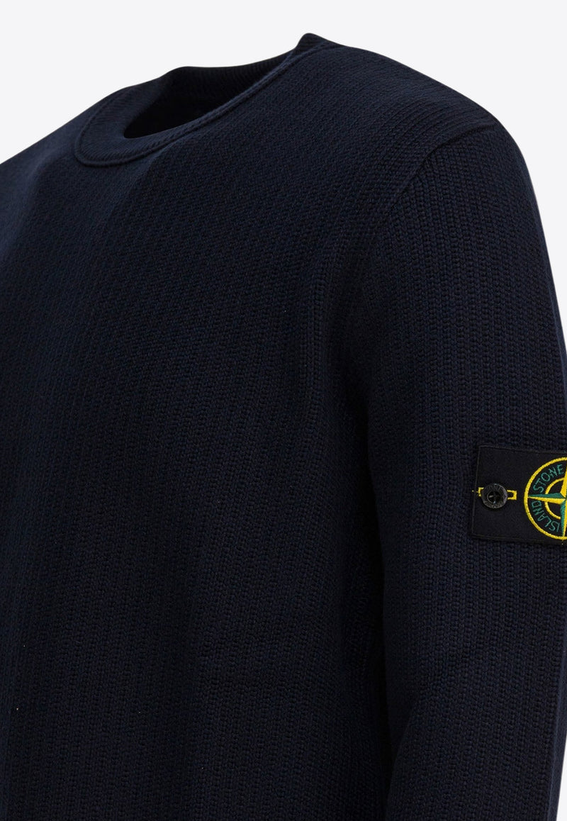 Stone Island Winter Compass-Motif Wool Sweater Blue 5100049S00A2V0020_4bc50633-88b0-4abc-ac6d-94976336847e