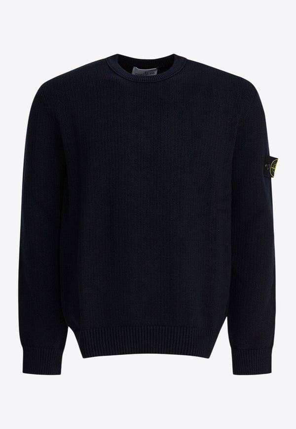 Stone Island Winter Compass-Motif Wool Sweater Blue 5100049S00A2V0020_4bc50633-88b0-4abc-ac6d-94976336847e
