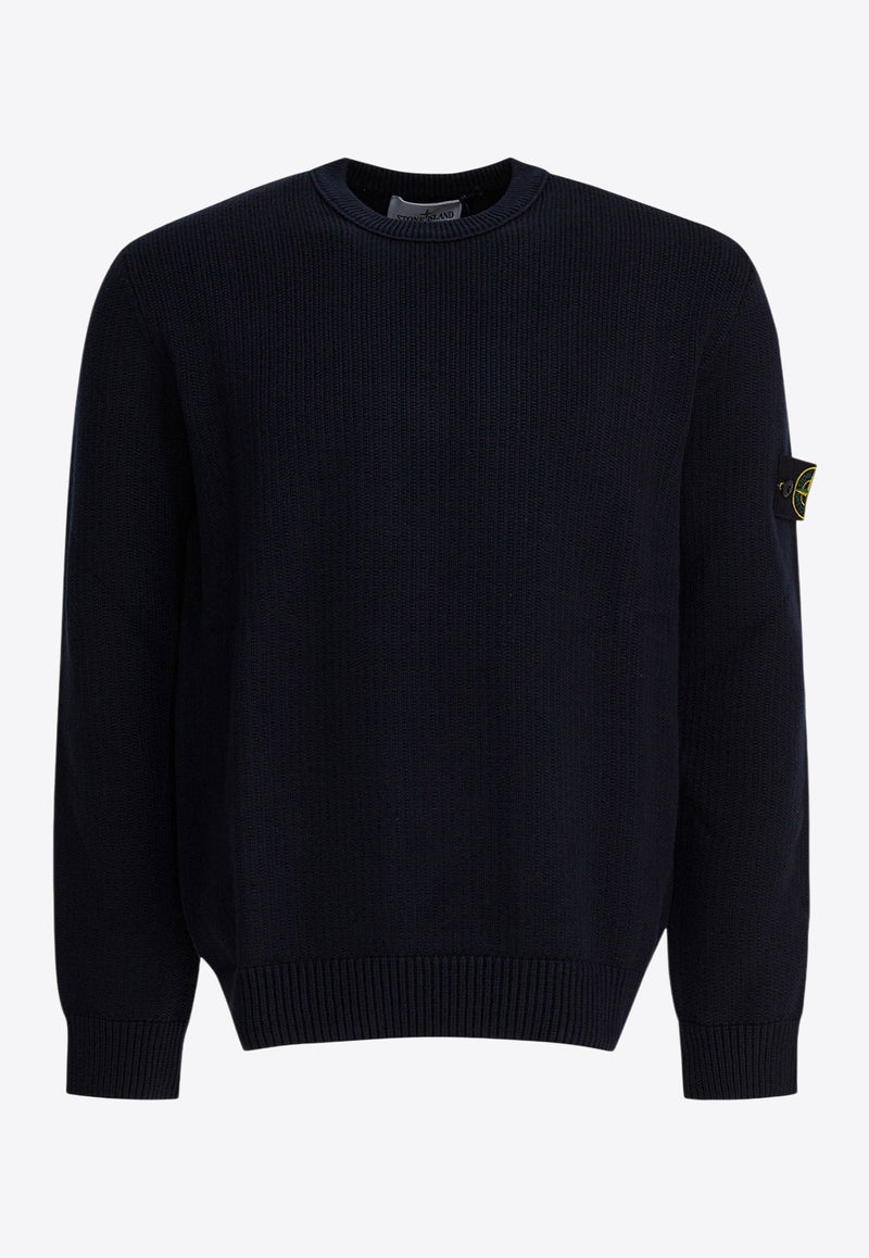 Stone Island Winter Compass-Motif Wool Sweater Blue 5100049S00A2V0020_4bc50633-88b0-4abc-ac6d-94976336847e