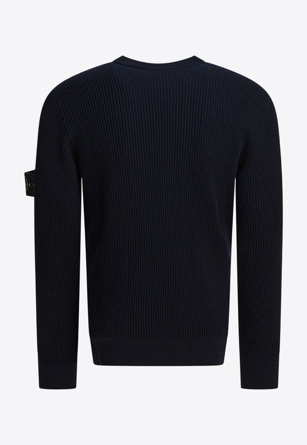 Stone Island Wool Crewneck Sweater  Blue 5100053S00C2V0020_6eac7357-6cee-483b-95db-5baf870f3e99