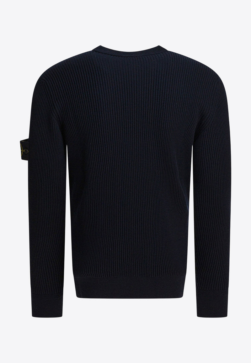 Stone Island Wool Crewneck Sweater  Blue 5100053S00C2V0020_6eac7357-6cee-483b-95db-5baf870f3e99