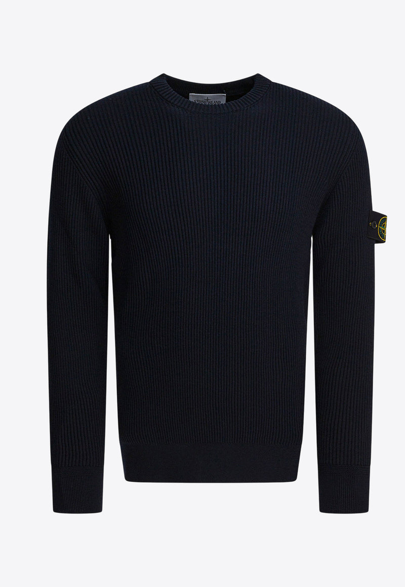 Stone Island Wool Crewneck Sweater  Blue 5100053S00C2V0020_6eac7357-6cee-483b-95db-5baf870f3e99