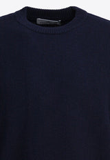 Stone Island Wool Crewneck Sweater  Blue 5100072S00A3V0020_82950