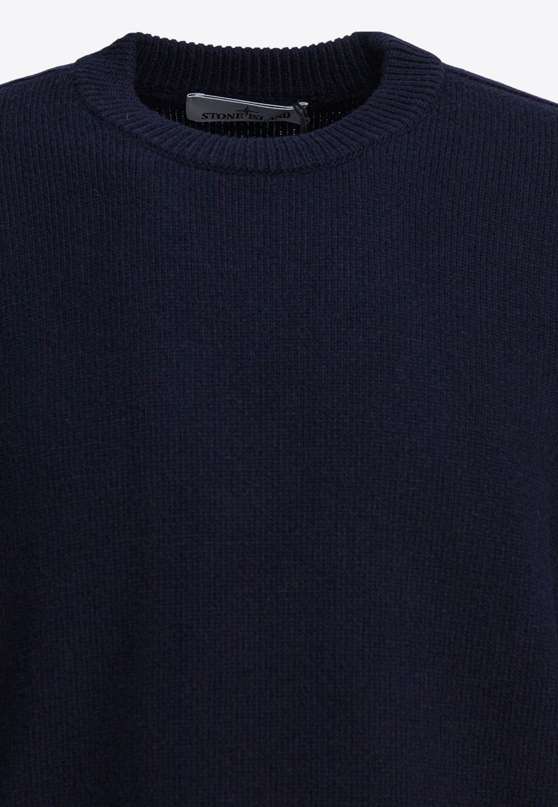Stone Island Wool Crewneck Sweater  Blue 5100072S00A3V0020_82950