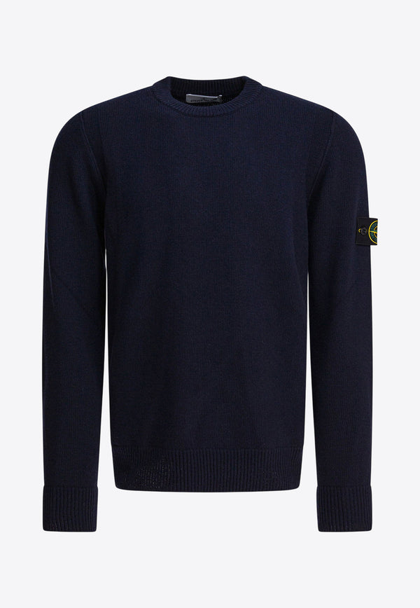 Stone Island Wool Crewneck Sweater  Blue 5100072S00A3V0020_82950