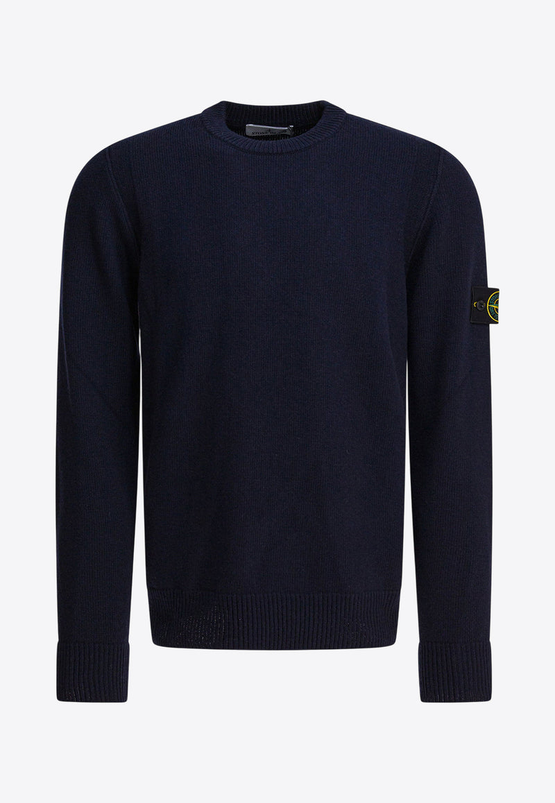 Stone Island Wool Crewneck Sweater  Blue 5100072S00A3V0020_82950