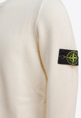 Stone Island Compass Patch Wool Sweater  Cream 5100072S00A3V0093_82951