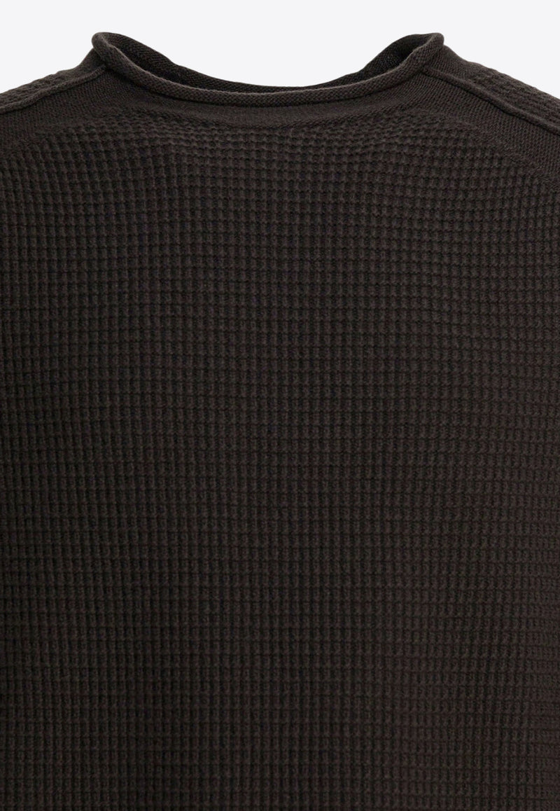 Stone Island Ghost Waffle Knit Wool Sweater Brown 5100082S00FGV0070_934f08b6-f0e3-4b60-822c-0cc354c4dceb