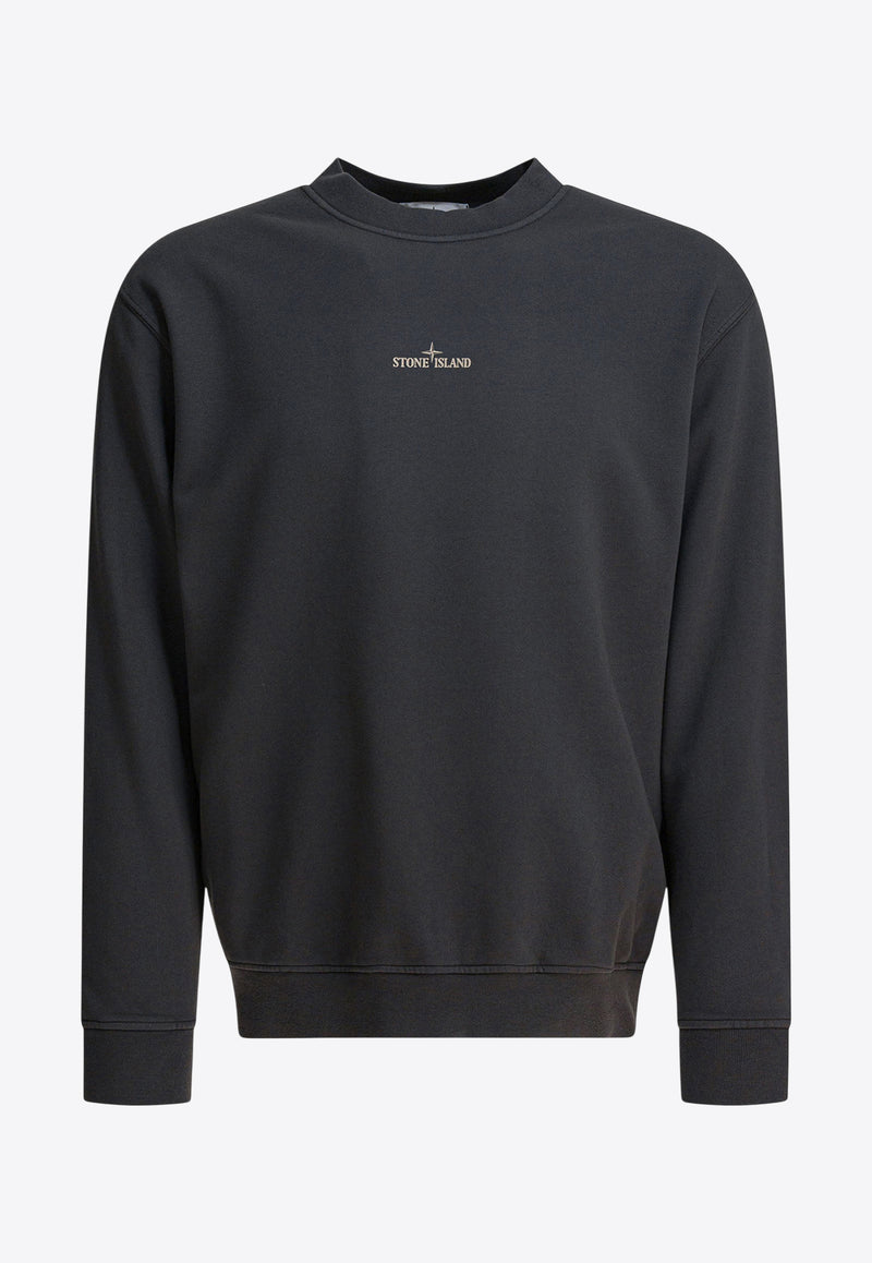 Stone Island Industrial Four Printed Sweatshirt Gray 6100018S0195V0062_82597