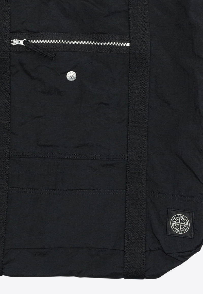 Stone Island Logo Patch Top Handle Bag Black 9200013S0251V0029_6b343394-899e-4573-963c-ecf2a056b4cc