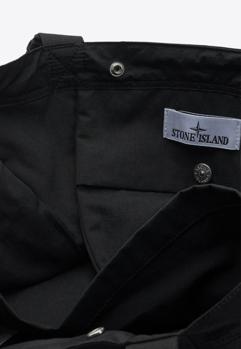 Stone Island Logo Patch Top Handle Bag Black 9200013S0251V0029_6b343394-899e-4573-963c-ecf2a056b4cc