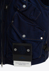 Stone Island Utility Denim Vest Blue G100016S00J2VJ201_22245d13-cedc-4130-abfb-720438473df5