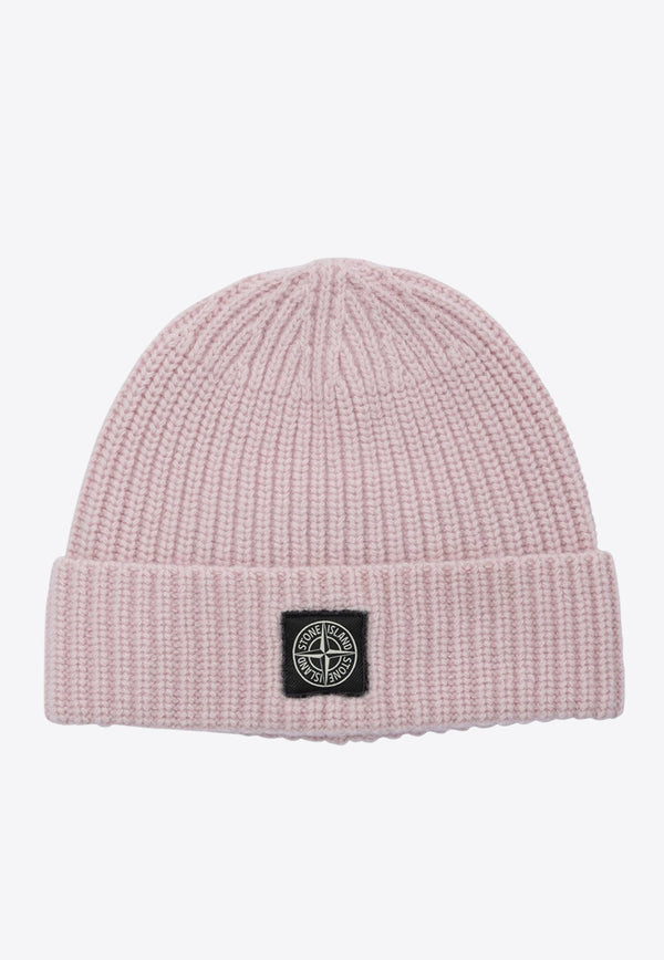 Stone Island Compass Patch Wool Beanie Lilac N100012S00B4V0080_2ad1ed4f-89e1-4fe4-95ff-2c845178c311
