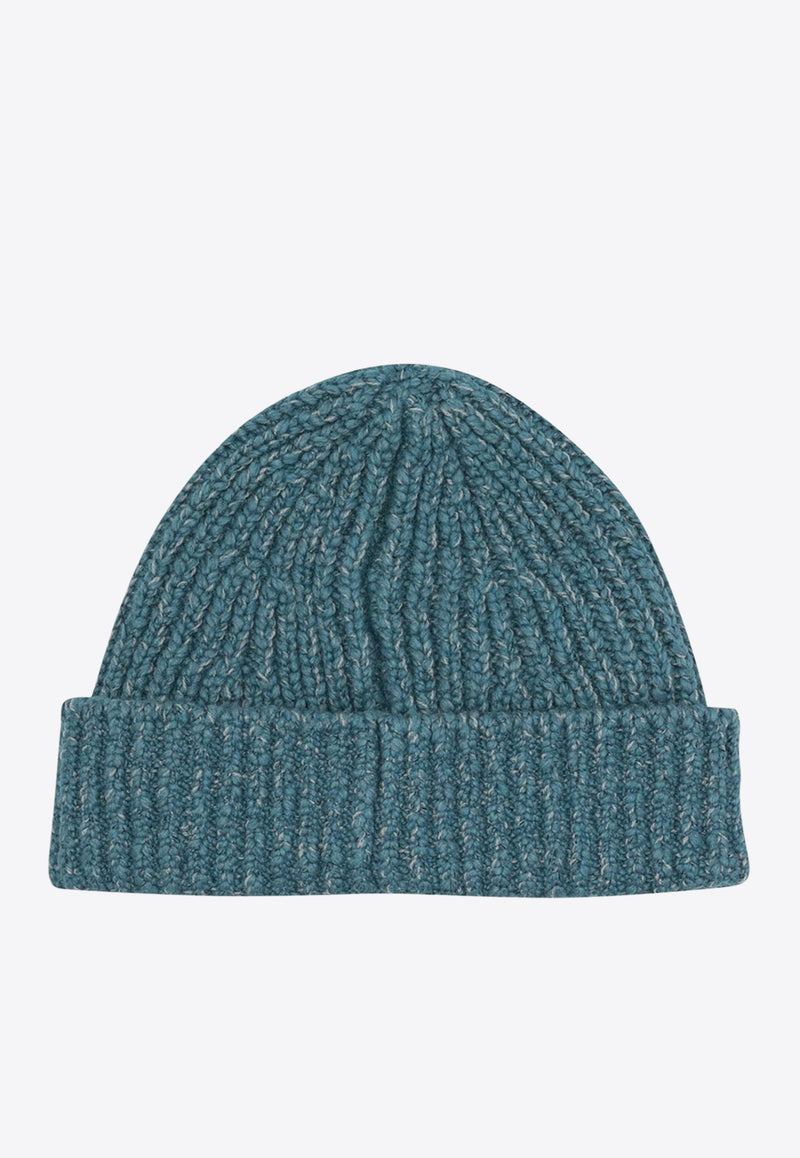 Stone Island Compass Patch Wool Beanie Blue N100014S00N1V0M57_ad5b177c-283b-4352-acc8-bf8c01821bb5