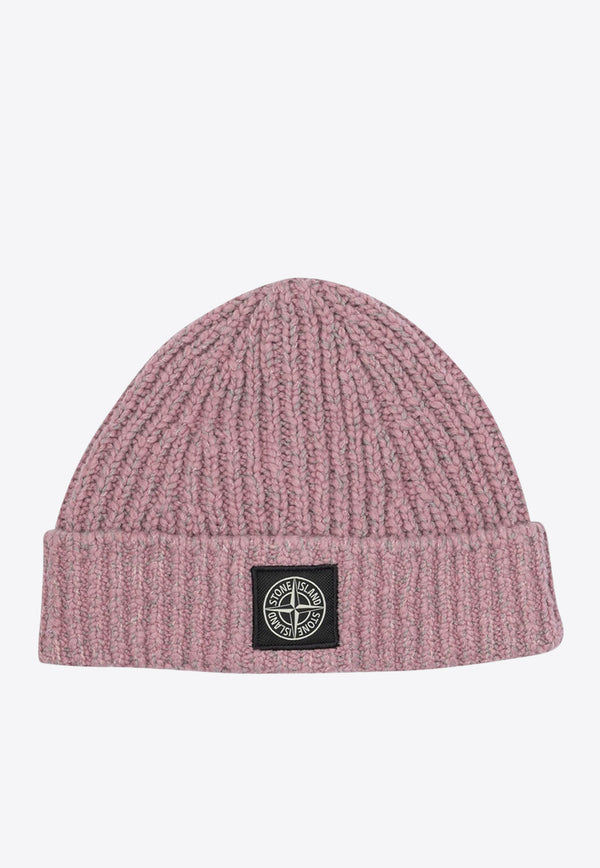 Stone Island Compass Patch Wool Beanie Pink N100014S00N1V0M80_912ecc2e-14d0-4a8a-ad5a-30132201c819