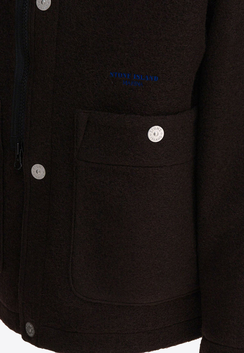 Stone Island Marine Jacket with Embroidered-Logo Brown Q100020S0X22V007B_03bd16f5-db98-4734-986e-54807230f06b