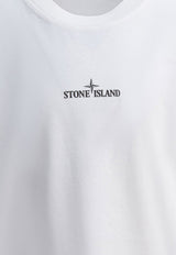 Stone Island Junior Boys Compass Print T-shirt White 2100010S0261V0099_feab6761-0a95-4221-9c95-3007dcacc912