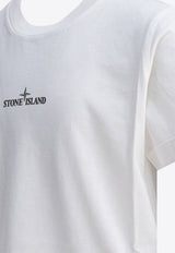 Stone Island Junior Boys Compass Print T-shirt White 2100010S0261V0099_feab6761-0a95-4221-9c95-3007dcacc912