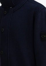 Stone Island Junior Boys Logo Patch Turtleneck Sweater Blue 5100003S00M1V0020_9a765c58-9f3b-4d4b-926e-2d157839cee5