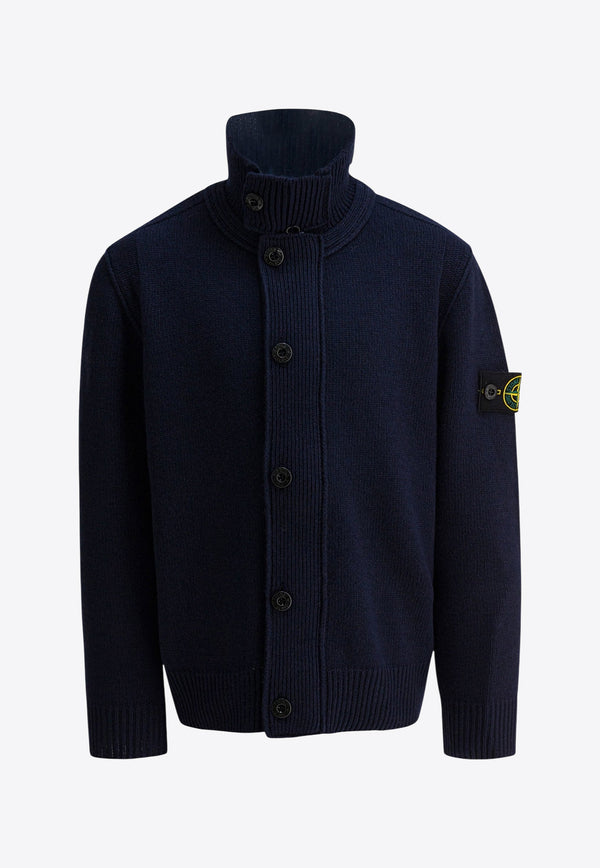 Stone Island Junior Boys Logo Patch Turtleneck Sweater Blue 5100003S00M1V0020_9a765c58-9f3b-4d4b-926e-2d157839cee5