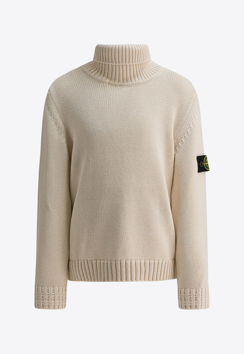 Stone Island Junior Boys Logo Patch Turtleneck Sweater Cream 5100018S01A2V0099_71c733e9-7743-4bf1-8073-b41d89846f6b