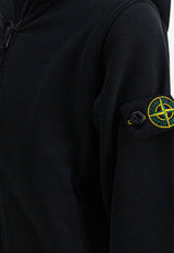 Stone Island Junior Boys Zip-Up Hooded Sweatshirt Black 6100003S0A20V0029_a307050b-aa37-4b5e-abc4-5756732d67e0