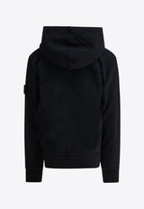 Stone Island Junior Boys Logo Patch Hooded Sweatshirt Black 6100004S0A20V0029_48d34229-d597-44f4-823e-fcd989551399