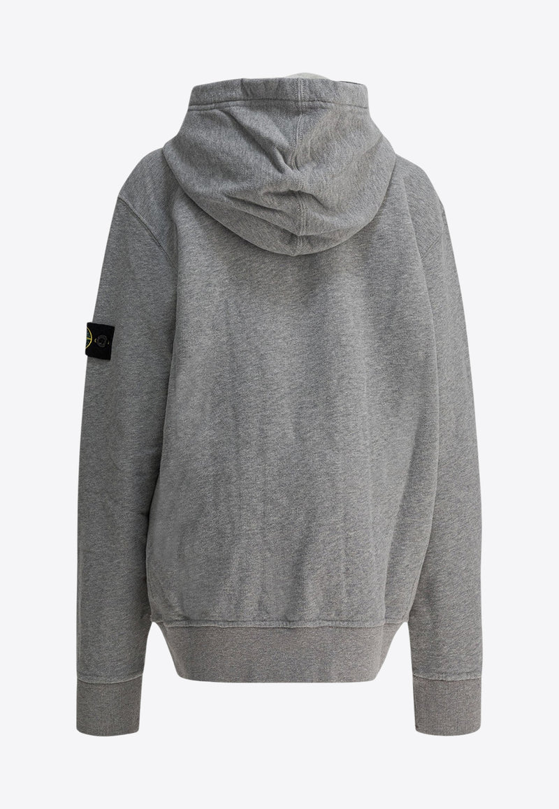 Stone Island Junior Boys Logo Patch Hooded Sweatshirt Gray 6100004S0M20V0M64_0bd1e8fa-2404-4a4c-87cb-c76fe217debe