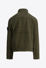 Stone Island Junior Boys Logo Patch Zip-Up Sweatshirt Green 6100008-KS0181V0054_f3fe3a77-750c-4024-a345-f54ee0ecc4bc